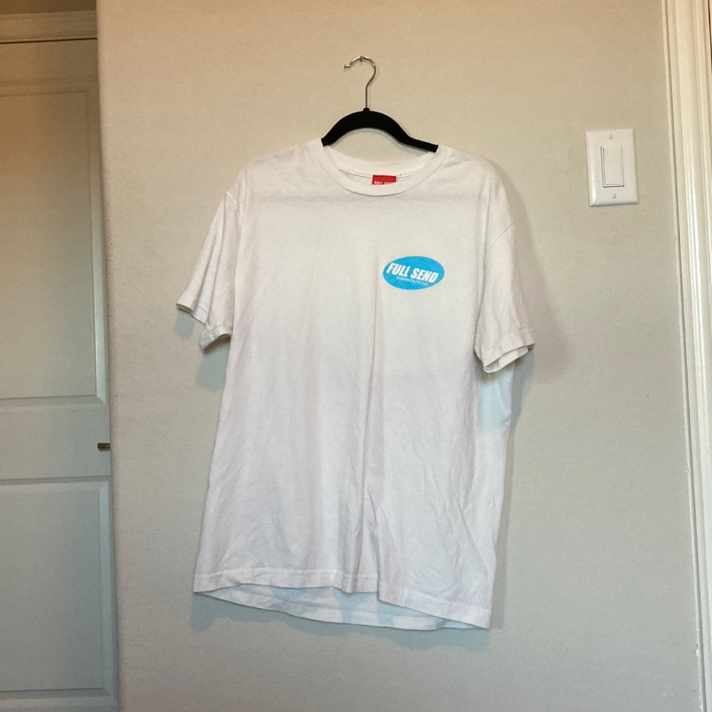 White Full Send Tshirt